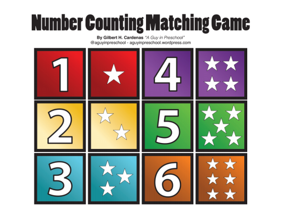 Number Counting Matching Game